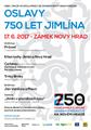 Oslava 750 let obce Jimlín - plakát